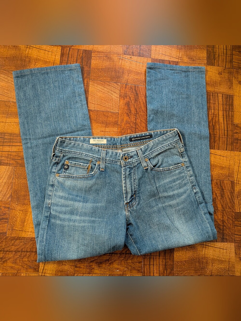 AG Adriano Goldschmied The Protege Straight Leg Men's Blue Jeans 29x34